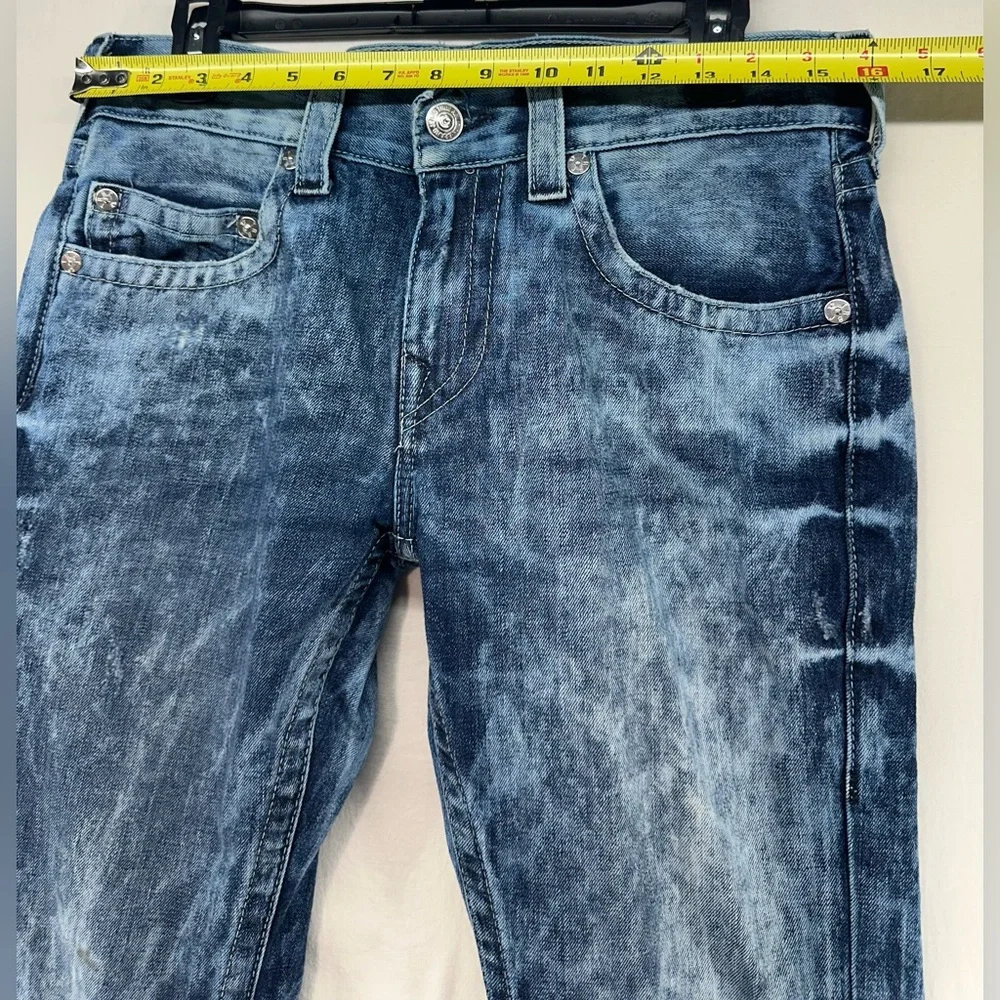 True Religion Jeans Skinny Acid Wash Denim Mens Size‎ 30